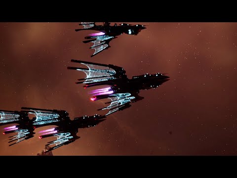 Mega Mod 2020: Eldar Corsairs vs Eldar Craftworlders! - Quick Battle, Battlefleet Gothic Armada 2
