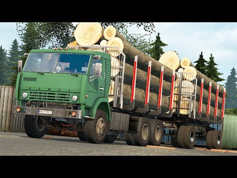 ETS 2 1.27 RusMap 1.7.2 Kamaz 5410 Velizh - Vitebsk