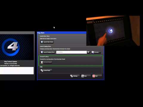 Hog4 Training - Kapitel 1 - Eine neue Show starten