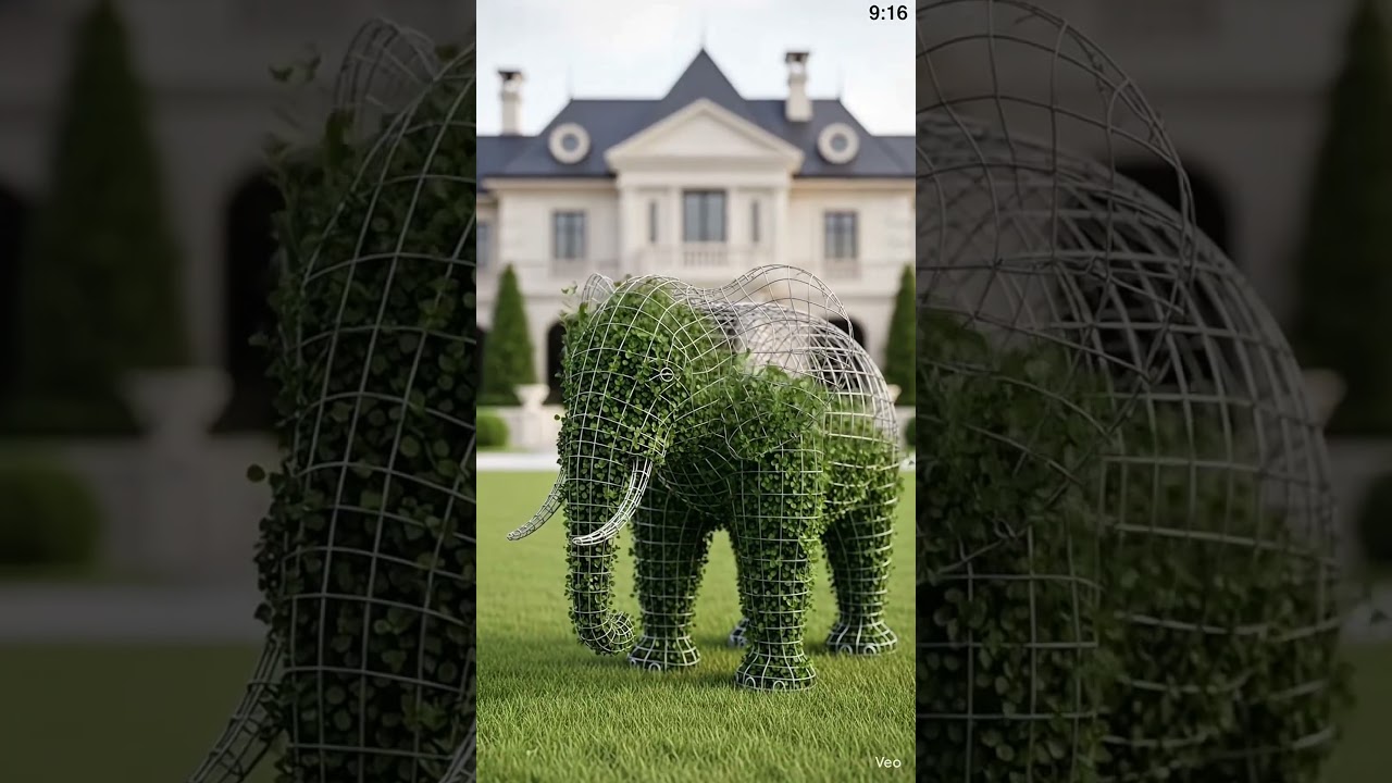 From Shrubs to Giant Elephant 🌿🐘 | Insane Garden Transformation Timelapse