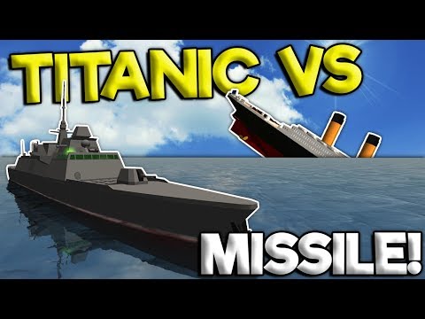 TITANIC SINKS AFTER MISSILE STRIKE! - Simple Planes Creations Gameplay - YouTube