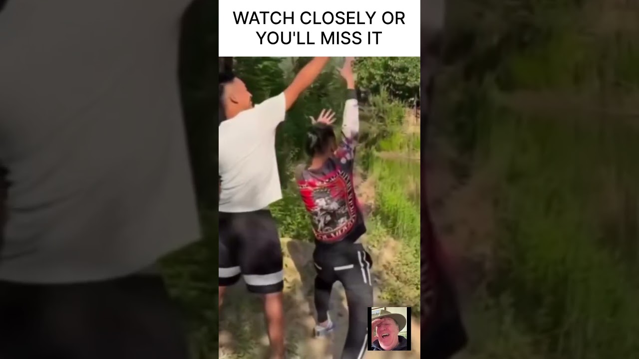 FAKE Rope Swing Over the River… But It Wasn’t Tied to Anything 😂🌊