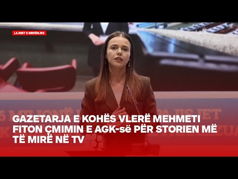 Gazetarja e KOHËS Vlerë Mehmeti fiton çmimin e AGK-së për storien më të mirë në TV