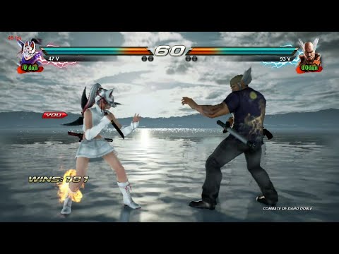 373_2 Kunimitsu Ryona vs Heihachi - Tekken 7 ( Anakin x24 ) sin Grafica Dual