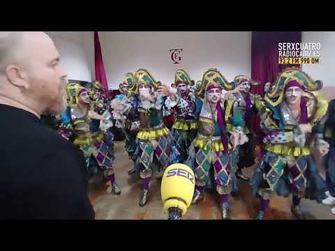 Second pasodoble, quarter-finalists "Los Locos", comparsa from the youth academy, COAC 2026