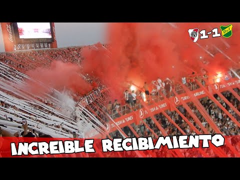 "Increíble Recibimiento de River Plate ante Defensa y Justicia" Barra: Los Borrachos del Tablón • Club: River Plate