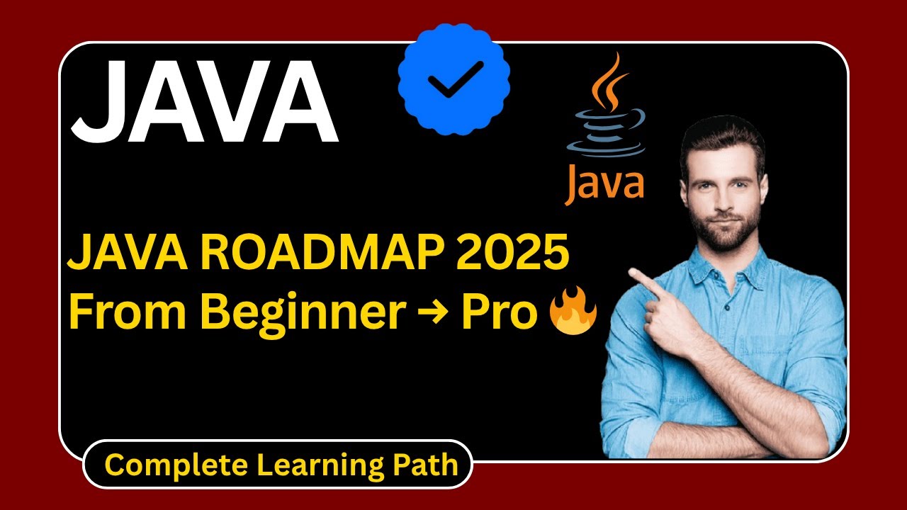 Complete Java Core to Advanced Roadmap | Java Course Roadmap for Beginners | Java learning Roadmap