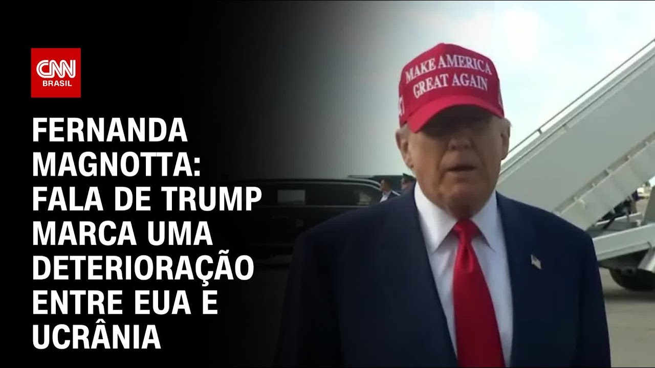 Fernanda Magnotta: Fala de Trump marca uma deterioração entre EUA e Ucrânia | CNN 360º