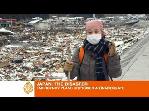 Tsunami destroyed Japanese village