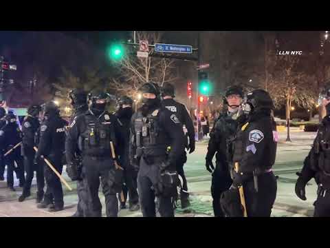 Anti-ICE Protest at Minneapolis Hilton Broken Up by Police After Two-Hour Noise Demonstration