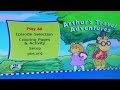 Arthur S Travel Adventures Dvd Menu