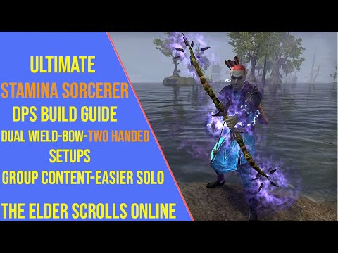 Ultimate Stamina Sorcerer DPS Build Guide for ESO Update 45