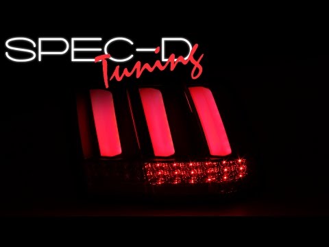 SPECDTUNING DEMO VIDEO: 1999-2004 FORD MUSTANG SEQUENTIAL LED TAIL LIGHTS