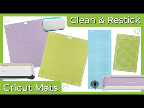 How to Clean & Restick Your Cricut Mats