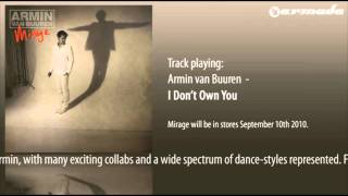 Armin van Buuren - I Don't Own You
