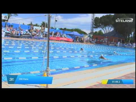 Serie 6 dei 200 Rana  Assoluti Maschi Master - 14 Memorial Andrea Bettiol