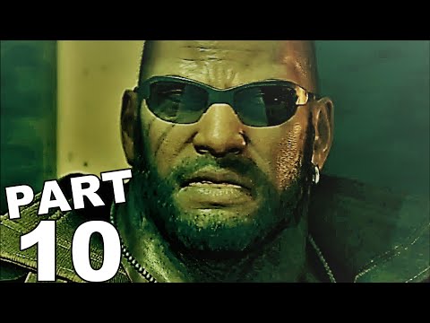 FINAL FANTASY 7 REMAKE Walkthrough Gameplay Part 10 - BARRET WALLACE (FULL GAME)