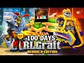 I Survived 100 Days In RLCRAFT Bedrock Edition