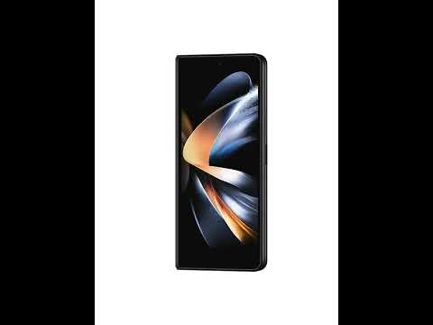 Go to the youtube video for Samsung Galaxy Z Fold4 256GB 5G Black
