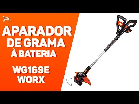 Aparador de Grama a Bateria 20V Lítio e Carregador Bivolt - Video