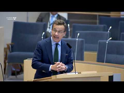 Jonas Sjöstedts avtackning i riksdagen