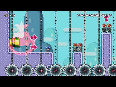 Polar Chasm Panic by Ethannn O - Super Mario Maker 2 - No Commentary 1by