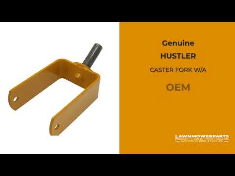 HUSTLER 110116 - CASTER FORK W/A - HUSTLER genuine Part Number 110116
