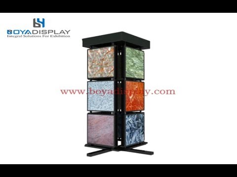 Amazing! rotating tile display rack