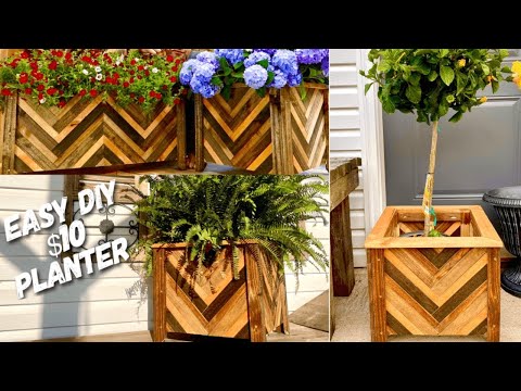 The $10 Planter - Low Cost High Profit - Make Money Woodworking