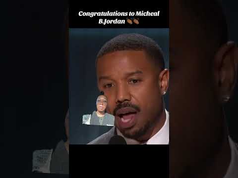 Congratulations to Micheal B. Jordan #actorwards #wards #michealbjordan