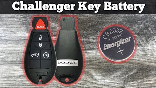 2008 - 2014 Dodge Challenger Remote Key Fob Battery Change - How To Remove & Replace FOBIK Batteries