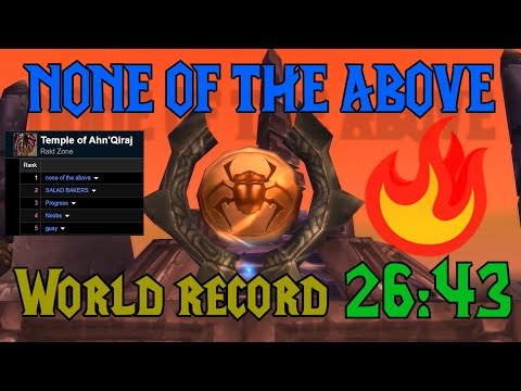 26:43min #1 AQ40 Speedrun by NOTA in P5