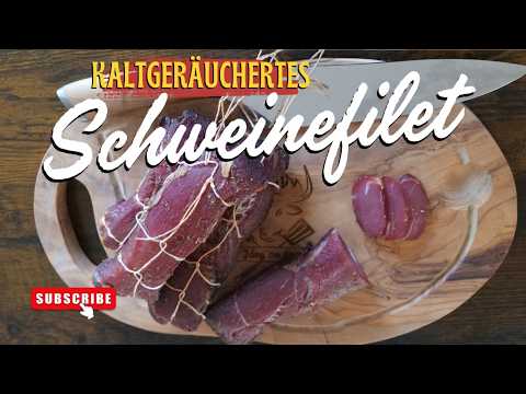 Schweinefilet kaltgeräuchert – vom pökeln bis zum Anschnitt! Anleitung & einfaches Rezept.