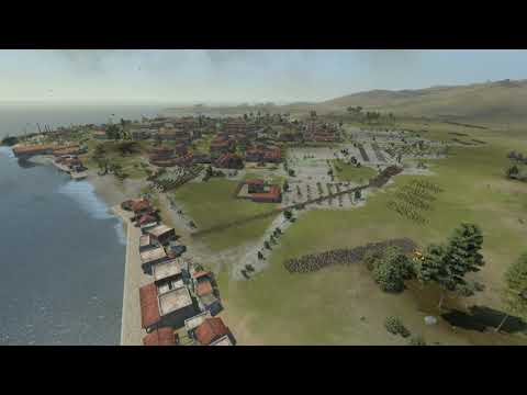 Total War Rome II: Attacking Unfortified Town of Neapolis against 6,000 Spartans on *Hard*