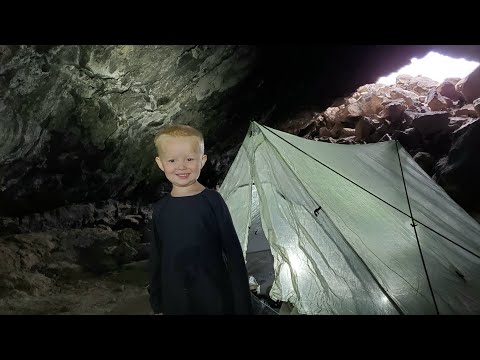 Camping Inside a Volcano - Camping in Utah