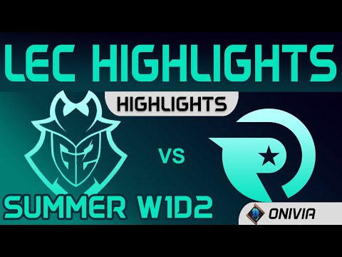 G2 vs OG Highlights Summer W1D2 LEC Summer 2020 G2 Esports vs Origen by Onivia