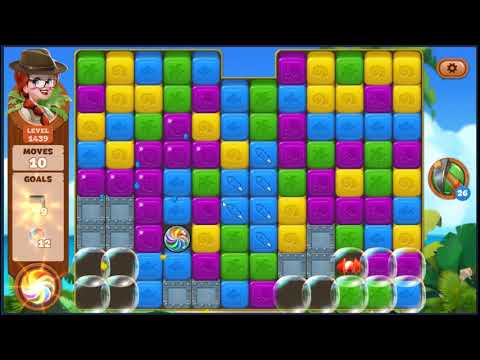 Lost Island Blast Adventure Level 1439 - NO BOOSTERS 🏝️ | SKILLGAMING ✔️