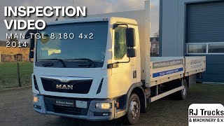 MAN TGL 8.180 - 4x2 EURO 6, Manual, Airco, Floor 2,5 x 6,1m flatbed truck for sale - Image 4 | Autoline MAN TGL 8.180 - 4x2 EURO 6, Manual, Airco, Floor 2,5 x 6,1m flatbed truck | Image 4 - Autoline