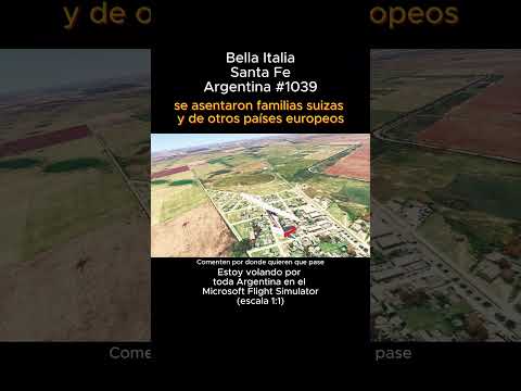 Bella Italia, Santa Fe desde el Microsoft Flight Simulator #bellaitalia #santafe #msfs #argentina