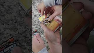 Rip a pack with our 2 year old😁 #pokemon #pokemoncards #pokemontcg #pokémon #pokemoncommunity #tcg