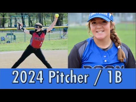 Emily Schottelkotte 2024 Softball Skills Video | Pitcher/1B/OF | 60+ MPH