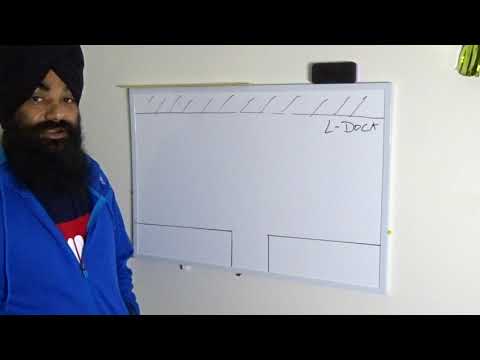 How to position B-Double before Reverse  on L- Dock (Theory Based). (PUNJABI)
