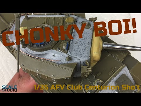 Building the AFV Club Centurion Sho't | 1/35 Build Techniques