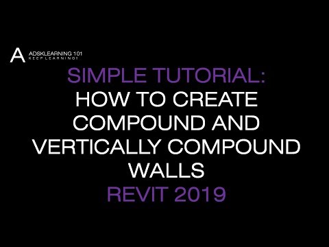 REVIT ARCHITECTURE LESSON 10_CREATE COMPOUND AND VERTICALLY COMPOUND WALLS