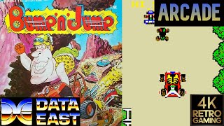 Bump N Jump Arcade ( Data East 1982 ) 4k Gameplay