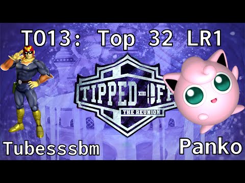TO13 - Tubesssbm (Captain Falcon) vs Panko (Jigglypuff) - Top 32 LR1