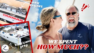 our BIGGEST COSTS of last year! (full breakdown - Caribbean sailing) Ep 313