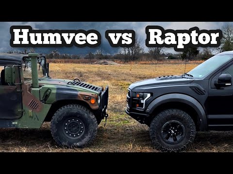 Humvee vs Ford Raptor Offroad