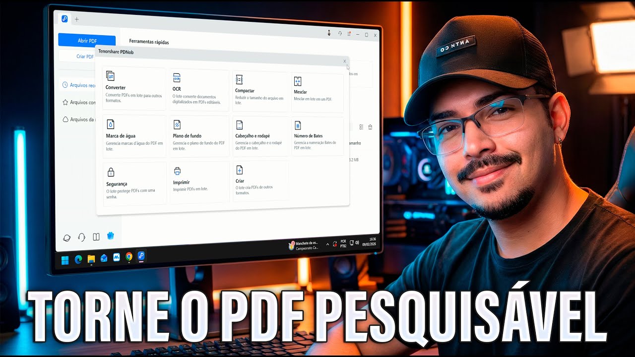 Como Converter PDF em PDF Pesquisável | OCR PDF Grátis