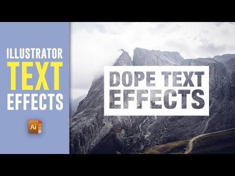 Learn Creative 3D Text Effects Adobe Illustrator Tutorial